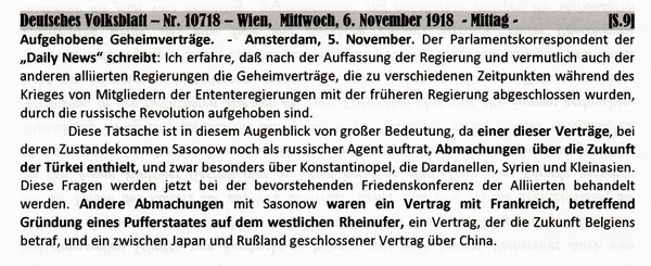 1918-11-06-Geheimverträge Frankr-DVB