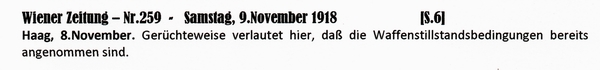 1918-11-09-02-Gercht Waffenstd angenommen-WZ