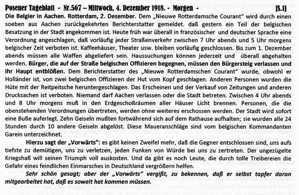 1918-12-04-18-Besatzung in Aachen Belgier-POS