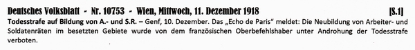 1918-12-11-26-in franz esetzten Tod f Bildg A u S Rte-DVB