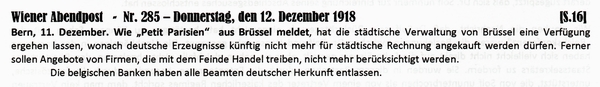 1918-12-12-02-Stadt Brssel keine deut Erzeugnisse-WAZ