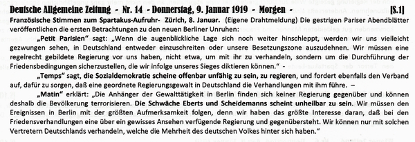 1919-01-09-22-Frz presse zu Spartakus-DAZ