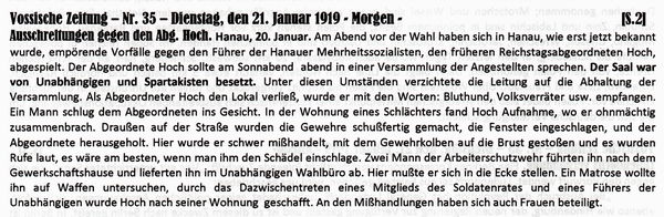 1919-01-21-dWahlen-Ausschreitng Hanau Hoch-VOS