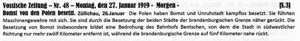 1919-01-27-bPolen-Bomst besetzt-VOS