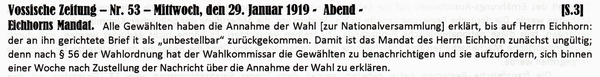 1919-01-29-eEichhorn-zur Nationalversammlg gewhlt-VOS