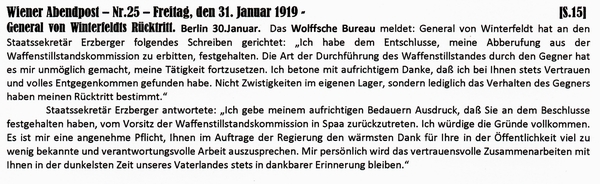 1919-01-31-aWaffenstd-Winterfeldt Rcktritt-WAP