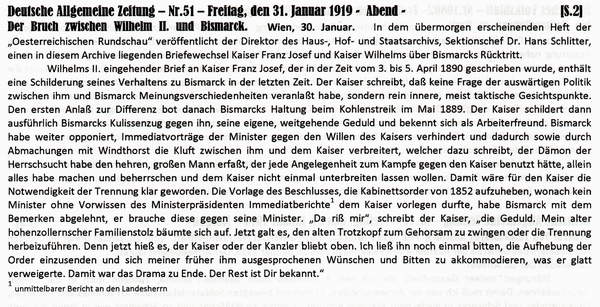 1919-01-31-bKaiser-Wilhelm und Bismarck-DAZ