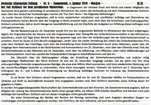 1919-01-04-aEichhorn Rechtfertigung-DAZ