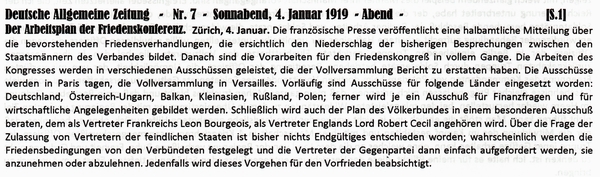 1919-01-04-c3Friedenskonferenz Programm-DAZ