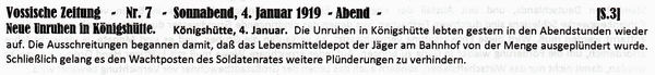 1919-01-04-eKnigshtte Unruhen-VOS