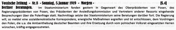 1919-01-05-gPolenfrage Beratung Berlin-VOS