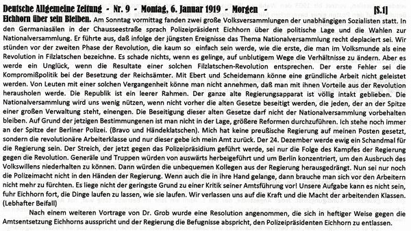 1919-01-06-aPutsch-Eichhorn bleibt-DAZ