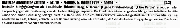 1919-01-06-cdt Kriegsgefangene franz Sklaven-DAZ