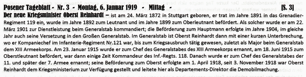 1919-01-06-dKriegsministerReinhardt-neu-POS