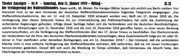 1919-01-11-aTermin neuer Waffenstd-TAZ
