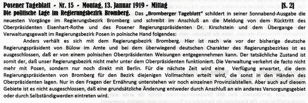 1919-01-13-cbPosen-Lage Bromberg-POS