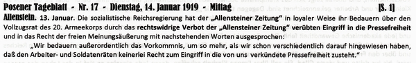 1919-01-14-ebPosen-Allenstein-POS