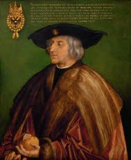 Albrecht_Drer_-_Portrait_of_Maximilian_I_-_1519