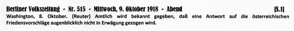 1918-10-09-voresrt keine Antwort an sterr.-BVZ