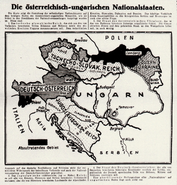 1918-10-30-01-Die sterr-ungar.Nationalstaaten