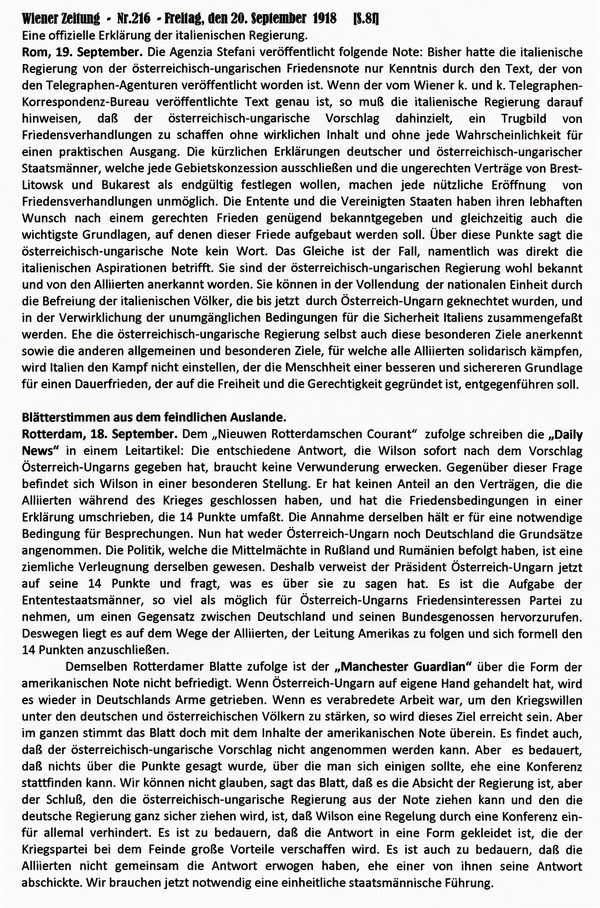 1918-09-20-03-Italienische Regierung-Presse allg-WZ