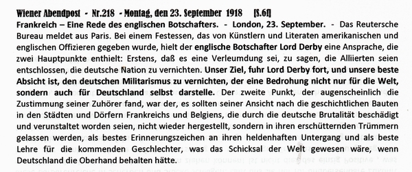 1918-09-23-01-engl Botschafter ber D-Wiener Abendpost