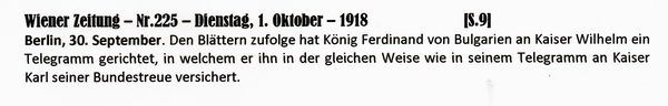1918-10-01--02-Telegramm an Wilhelm u Karl v Bulgarien-WZ