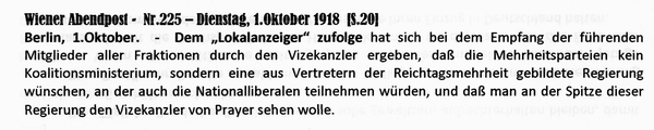 1918-10-01-Rcktritt-Hertling-Pressestimmen-04-Wiener Zeitung