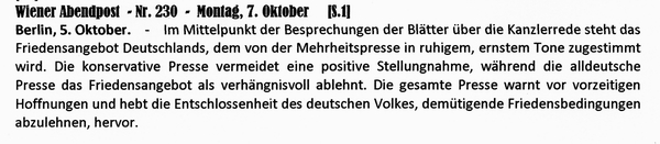 1918-10-07-Friedensangebot Deutschlands-Wiener Abendpost-06