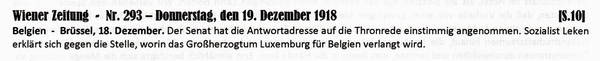 1918-12-19-02-Belgien will Lux-WZ
