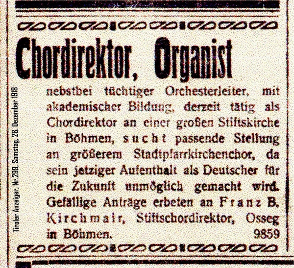 1918-12-28-Chordirektor sucht-TAZ