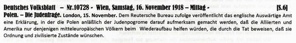 1918-11-16-02-Polen und Judenfrage-DVB