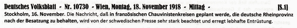 1918-11-18-01-fFranzosen w Rheinprovinz behalten-DVB