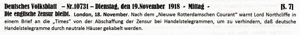 1918-11-19-cengl Zensur bleibt-DVB