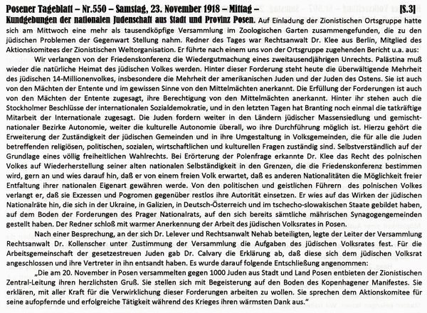 1918-11-23-04-Judenschaft Posen-POS