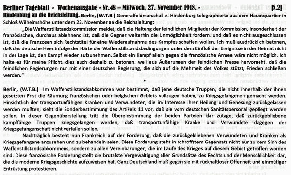 1918-11-27-fHindenburg an Reichsltg-BTB