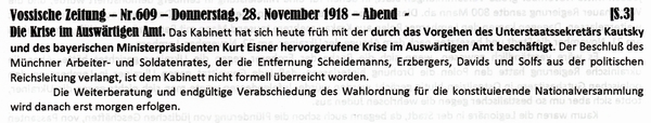 1918-11-28-aaEisner-Kautsky Krise-VOS