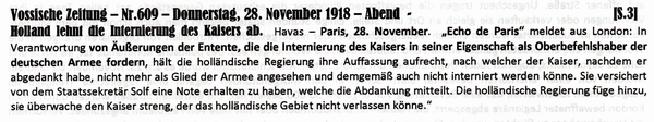 1918-11-28-fKaiser-Holland geg Intern-VOS