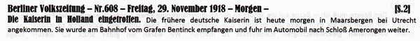 1918-11-29-xKaiserin in Holland-BVZ