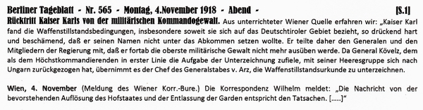 1918-11-04-01-Kaiser Karl gibt Militr ab-BTB
