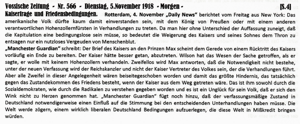 1918-11-05-18-Kaiserfrage und Frieden-VOS