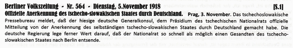 1918-11-05-22-Dtld anerkennt Tschechos-BVZ