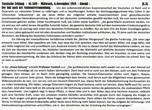 1918-11-06-08-Ruf nach Nationalversammlung-VOS
