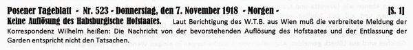 1918-11-07-03-Kein Hofstaatauflsung sterr-POS