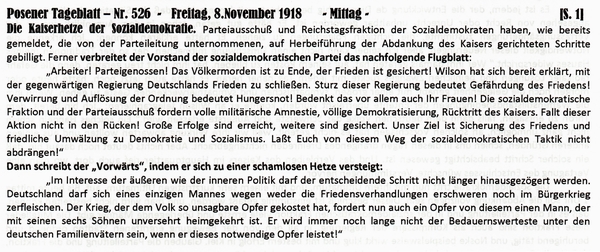 1918-11-08-01-Kaiserhetze SPD-POS