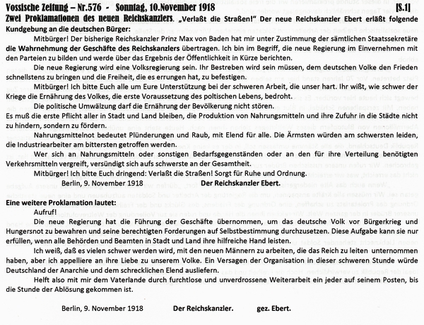 1918-11-10-002-zwei Ebert Proklamationen-VOS