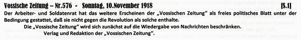 1918-11-10-003-AuS und Vossische-VOS