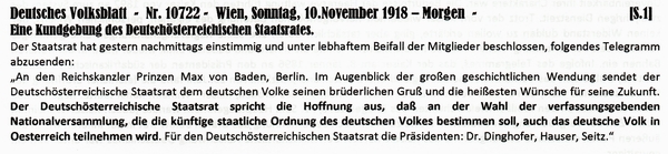 1918-11-10-04-sterreichs Gru an Deutschld-WZ