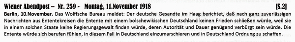 1918-11-11-20-Entente kein Friede m bolsche Dt-WAP
