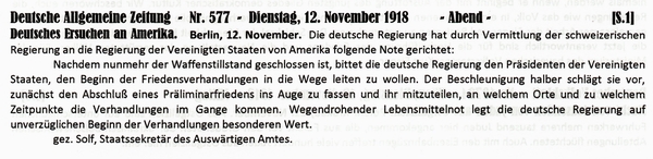 1918-11-12-00-Deutschland Note an Amerika-DAZ
